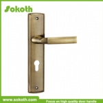 Steel furniture door handle, wire, solid steel, polished chrome